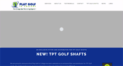 Desktop Screenshot of playgolfincollege.com