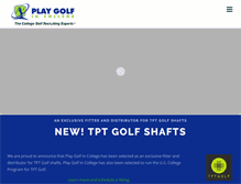Tablet Screenshot of playgolfincollege.com